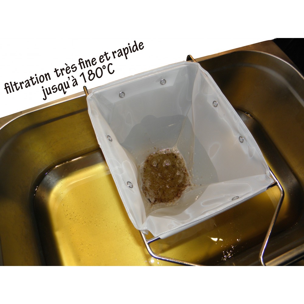 Filtre à huile de friture portable - 30 litres/minute - pour