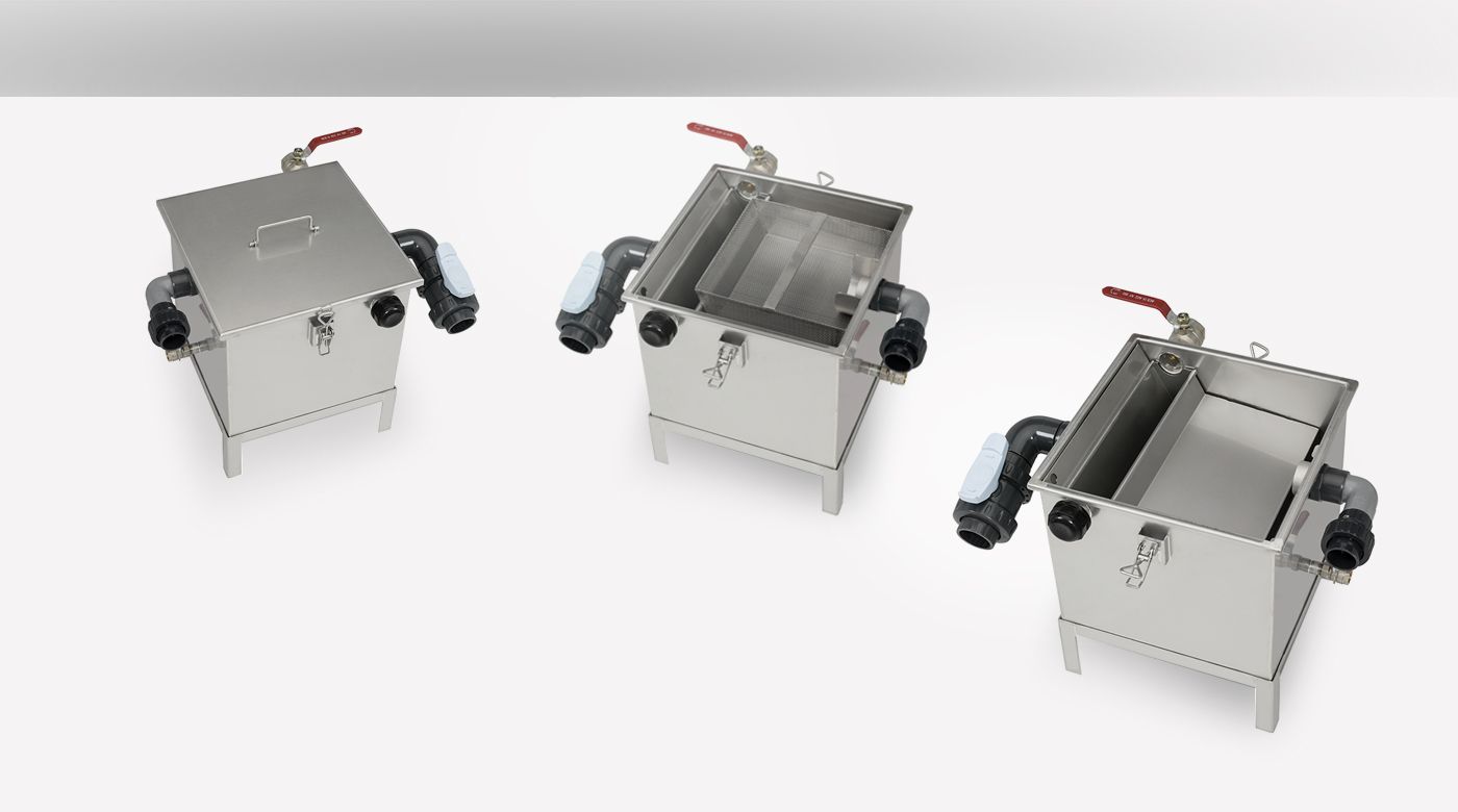 Bac à Graisses Restaurants Compacts jusqu'à 400 Couverts